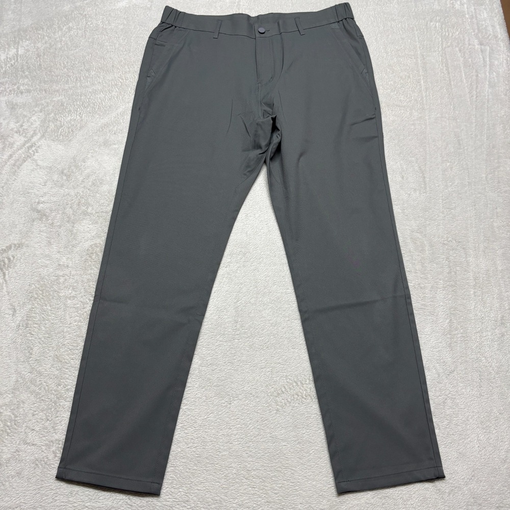 Jack Archer Pants Men 34x29 Gray Casual Dress Chinos Charcoal Gray Performance